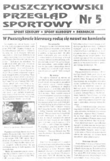 Puszczykowski Przegląd Sportowy 2001 Nr5