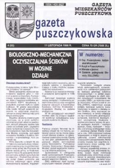 Gazeta Puszczykowska 1996.11.11 Nr4(55)
