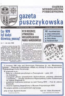 Gazeta Puszczykowska 1992 Nr29