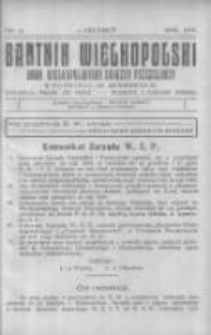Bartnik Wielkopolski: organ Wielkopolskiego Związku Pszczelarzy 1934.12.01 R.15 Nr12