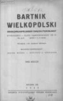 Bartnik Wielkopolski: organ Wielkopolskiego Związku Pszczelarzy 1938 styczeń R.19 Nr1