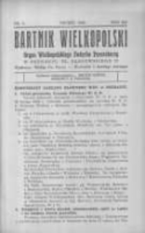 Bartnik Wielkopolski: organ Wielkopolskiego Związku Pszczelarzy 1938 marzec R.19 Nr3
