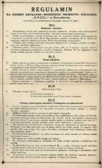 Regulamin dla członków Borysławsko-Drohobyckiego Towarzystwa Myśliwskiego "Orzeł" w Borysławiu