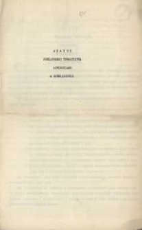 Statut Powiatowego Towarzystwa Łowieckiego w Hrubieszowie