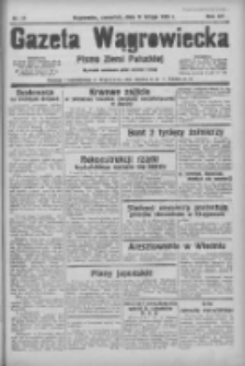 Gazeta Wągrowiecka: pismo ziemi pałuckiej 1935.02.14 R.15 Nr37