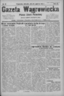 Gazeta Wągrowiecka: pismo ziemi pałuckiej 1935.04.28 R.15 Nr99
