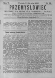Przemysłowiec. 1908.08.08 R.5 nr32
