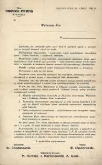 Towarzystwo Prawidłowego Myśliwstwa w Olkuszu. Kwestjonarjusz