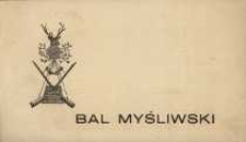Zaproszenie na bal myśliwski