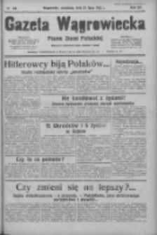 Gazeta Wągrowiecka: pismo ziemi pałuckiej 1935.07.21 R.15 Nr166
