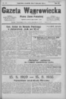 Gazeta Wągrowiecka: pismo ziemi pałuckiej 1935.08.15 R.15 Nr187