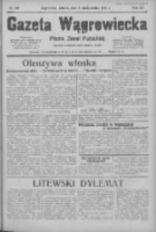 Gazeta Wągrowiecka: pismo ziemi pałuckiej 1935.10.05 R.15 Nr230