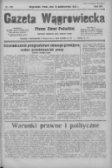 Gazeta Wągrowiecka: pismo ziemi pałuckiej 1935.10.16 R.15 Nr239