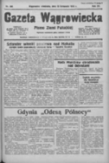 Gazeta Wągrowiecka: pismo ziemi pałuckiej 1935.11.10 R.15 Nr260