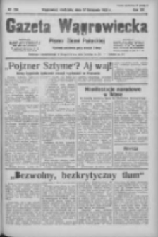Gazeta Wągrowiecka: pismo ziemi pałuckiej 1935.11.17 R.15 Nr266