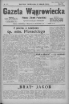 Gazeta Wągrowiecka: pismo ziemi pałuckiej 1935.11.24 R.15 Nr272