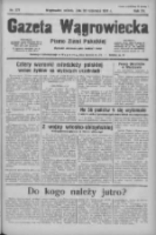Gazeta Wągrowiecka: pismo ziemi pałuckiej 1935.11.30 R.15 Nr277