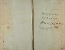 Genealogia Antenatów Mycielskich Piącią stopniami wyżéj Linii Fundatorów Kongregacyi Xięży Filippinów pod Gostyniem