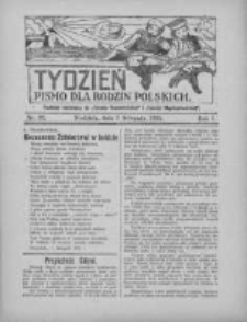 Tydzień: pismo dla rodzin polskich: dodatek niedzielny do "Gazety Szamotulskiej" i "Gazety Międzychodzkiej" 1925.11.01 R.1 Nr32