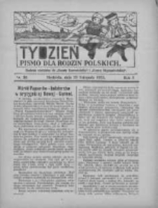 Tydzień: pismo dla rodzin polskich: dodatek niedzielny do "Gazety Szamotulskiej" i "Gazety Międzychodzkiej" 1925.11.29 R.1 Nr36