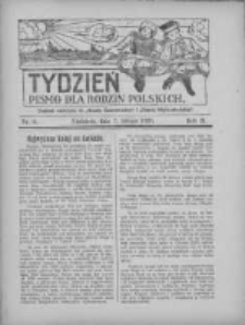 Tydzień: pismo dla rodzin polskich: dodatek niedzielny do "Gazety Szamotulskiej" i "Gazety Międzychodzkiej" 1926.02.07 R.2 Nr6