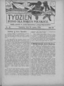 Tydzień: pismo dla rodzin polskich: dodatek niedzielny do "Gazety Szamotulskiej" i "Gazety Międzychodzkiej" 1926.02.28 R.2 Nr13