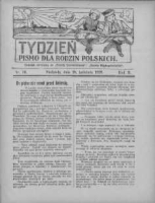 Tydzień: pismo dla rodzin polskich: dodatek niedzielny do "Gazety Szamotulskiej" i "Gazety Międzychodzkiej" 1926.04.18 R.2 Nr16