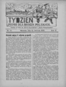 Tydzień: pismo dla rodzin polskich: dodatek niedzielny do "Gazety Szamotulskiej" i "Gazety Międzychodzkiej" 1926.04.25 R.2 Nr17