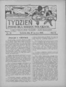 Tydzień: pismo dla rodzin polskich: dodatek niedzielny do "Gazety Szamotulskiej" i "Gazety Międzychodzkiej" 1926.06.27 R.2 Nr26