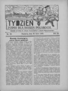 Tydzień: pismo dla rodzin polskich: dodatek niedzielny do "Gazety Szamotulskiej" i "Gazety Międzychodzkiej" 1926.07.18 R.2 Nr29