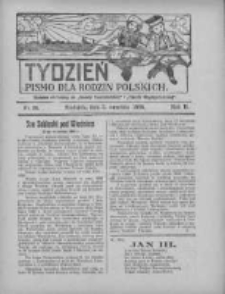 Tydzień: pismo dla rodzin polskich: dodatek niedzielny do "Gazety Szamotulskiej" i "Gazety Międzychodzkiej" 1926.09.05 R.2 Nr36