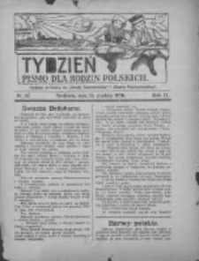 Tydzień: pismo dla rodzin polskich: dodatek niedzielny do "Gazety Szamotulskiej" i "Gazety Międzychodzkiej" 1926.12.25 R.2 Nr52