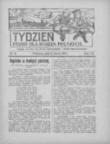 Tydzień: pismo dla rodzin polskich: dodatek niedzielny do "Gazety Szamotulskiej" i "Gazety Międzychodzkiej" 1927.03.06 R.3 Nr9