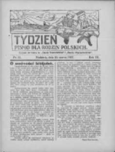 Tydzień: pismo dla rodzin polskich: dodatek niedzielny do "Gazety Szamotulskiej" i "Gazety Międzychodzkiej" 1927.03.20 R.3 Nr11
