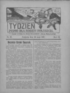 Tydzień: pismo dla rodzin polskich: dodatek niedzielny do "Gazety Szamotulskiej" i "Gazety Międzychodzkiej" 1927.05.29 R.3 Nr21