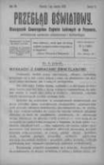 Przegląd Oświatowy: miesiecznik Towarzystwa Czytelni Ludowych w Poznaniu: poświęcony sprawom oświatowym i kulturalnym 1912.03.01 R.7 Z.3