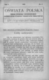 Oświata Polska: organ Wydziału Wykonawczego Zjednoczenia Polskich Towarzystw Oświatowych 1933 R.10 Nr4