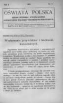 Oświata Polska: organ Wydziału Wykonawczego Zjednoczenia Polskich Towarzystw Oświatowych 1933 R.10 Nr5