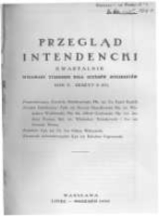 Przegląd Intendencki. 1930 R.5 zeszyt 3(19)