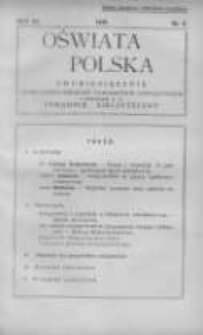 Oświata Polska: dwumiesięcznik Zjednoczenia Polskich Towarzystw Oświatowych z dodatkiem p.n.Poradnik Bibljoteczny 1935 R.12 Nr5