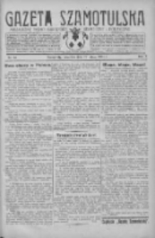 Gazeta Szamotulska: niezależne pismo narodowe, społeczne i polityczne 1931.02.19 R.10 Nr21