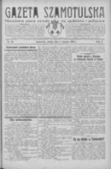 Gazeta Szamotulska: niezależne pismo narodowe, społeczne i polityczne 1931.08.01 R.10 Nr88