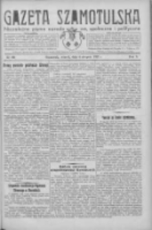 Gazeta Szamotulska: niezależne pismo narodowe, społeczne i polityczne 1931.08.04 R.10 Nr89