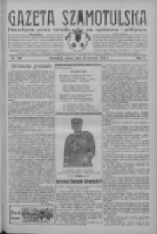 Gazeta Szamotulska: niezależne pismo narodowe, społeczne i polityczne 1931.09.12 R.10 Nr106