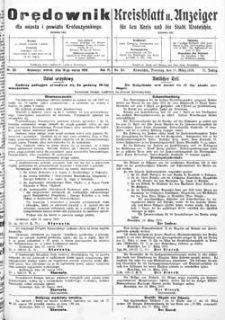 Orędownik dla Miasta i Powiatu Krotoszyńskiego 1919.03.18 R.71 Nr33