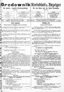 Orędownik dla Miasta i Powiatu Krotoszyńskiego 1919.03.22 R.71 Nr35