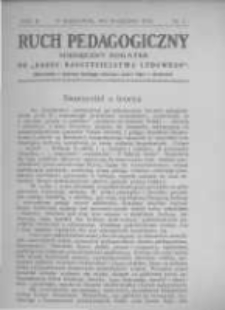 Ruch Pedagogiczny. 1913 R.2 nr7
