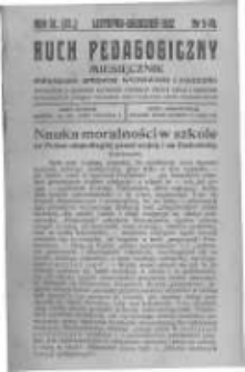 Ruch Pedagogiczny. 1922 R.9(11) nr9-10