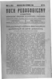 Ruch Pedagogiczny. 1923 R.10(12) nr4-6