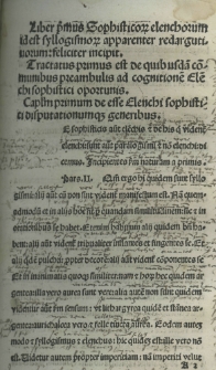 Textus Elenchorum Aristotelis